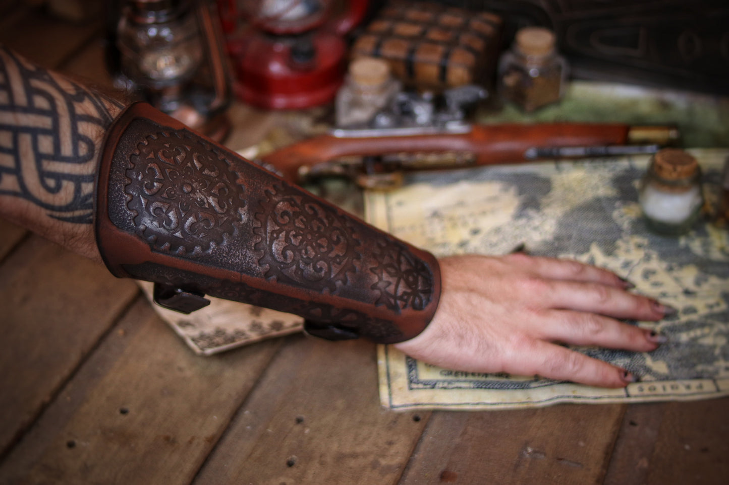 Steampunk Fantasy Bracer