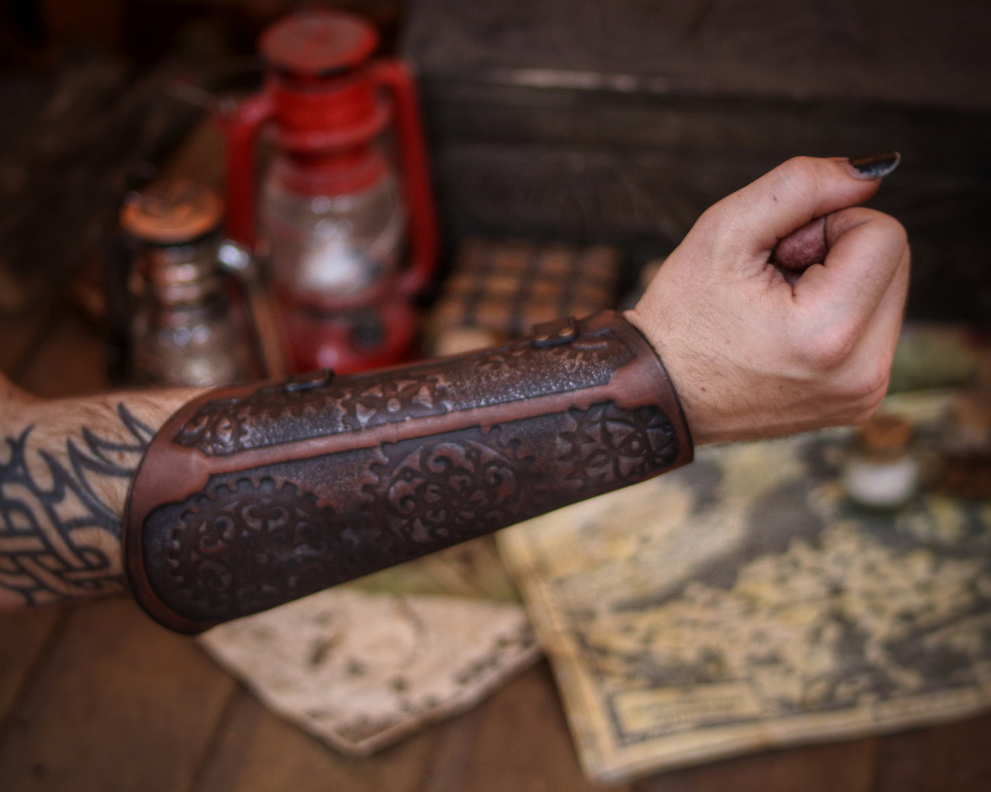 Steampunk Fantasy Bracer