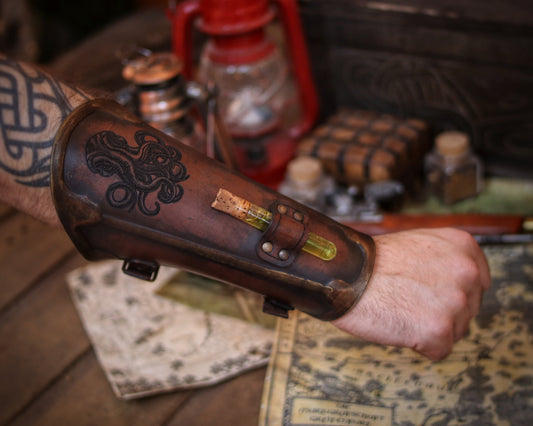 Steampunk Octopus bracer