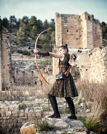 Leannan Viking Leather Bracer