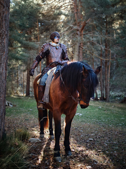 Celtic Viking leather torso armor