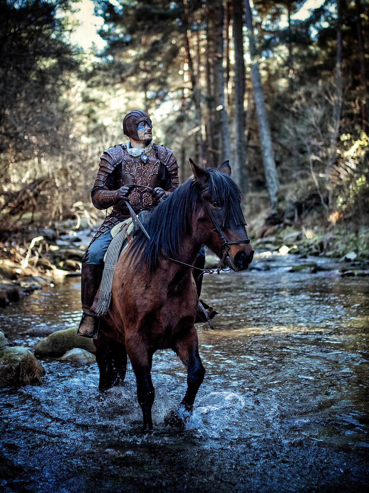 Celtic Viking leather torso armor