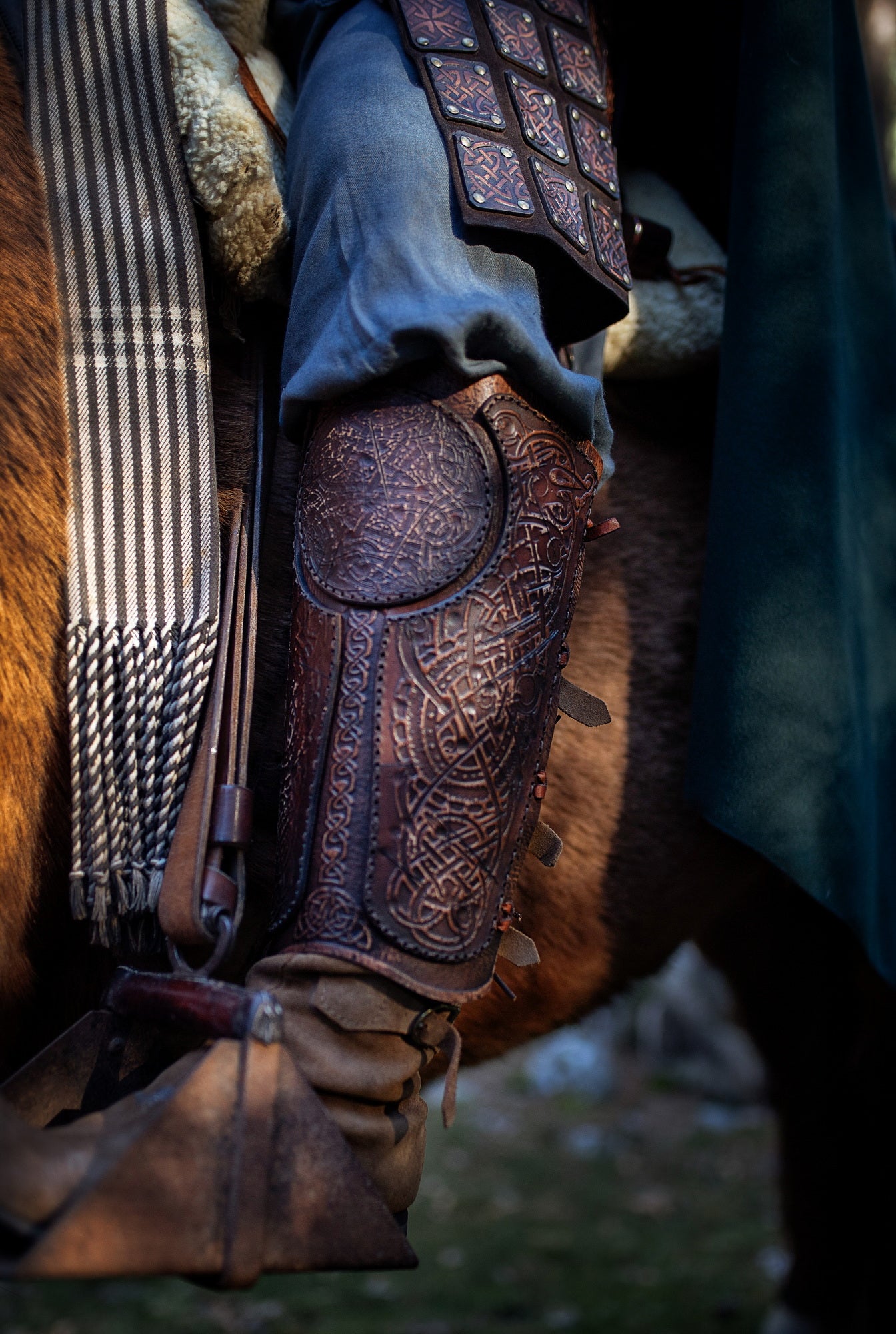 Sedrik leather warrior armor set