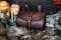 Medieval leather Hip Bag Aged