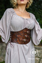 Leather steampunk underbust