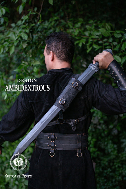 Barbarian Back Sword Scabbard