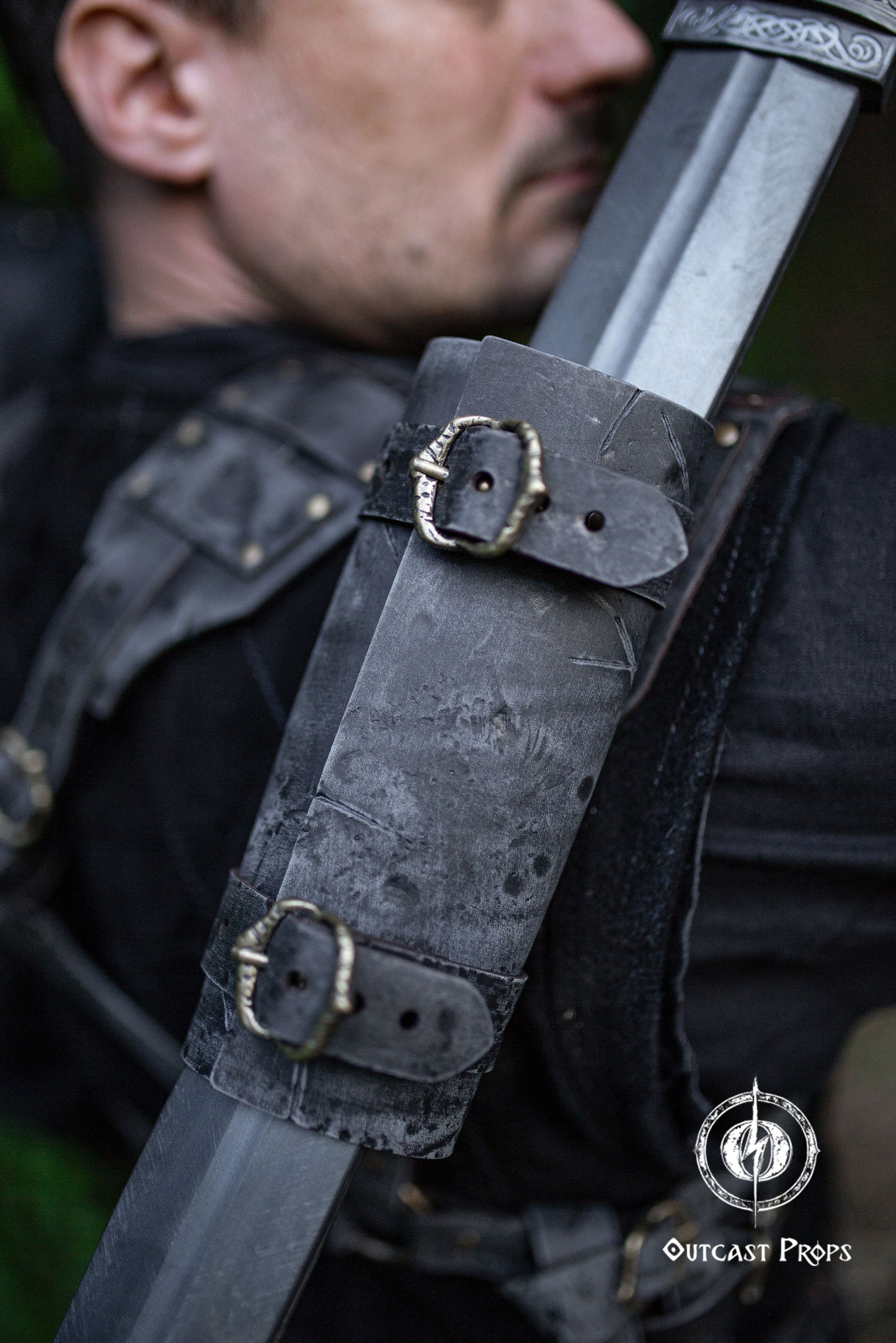 Barbarian Back Sword Scabbard