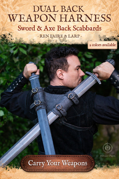 Barbarian Dual Sword Scabbard