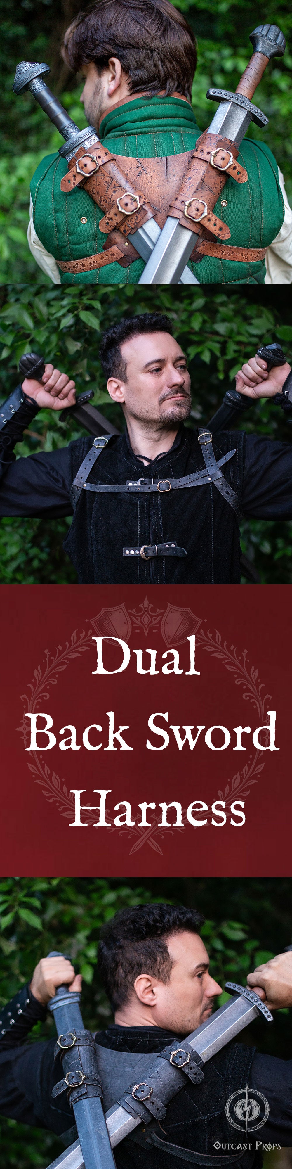 Barbarian Dual Sword Scabbard
