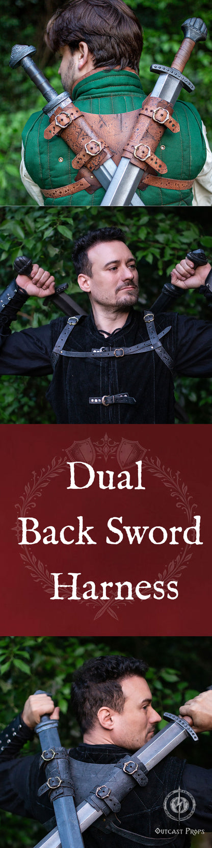 Barbarian Dual Sword Scabbard