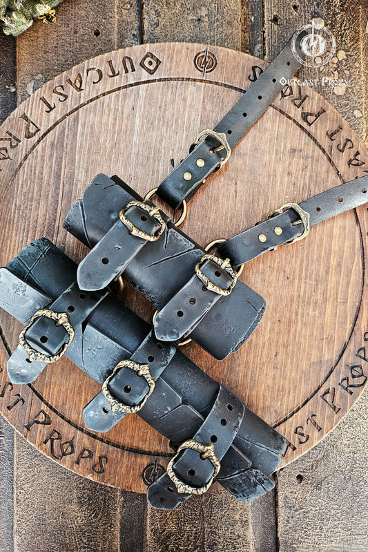 Barbarian Double Modular Belt Scabbard