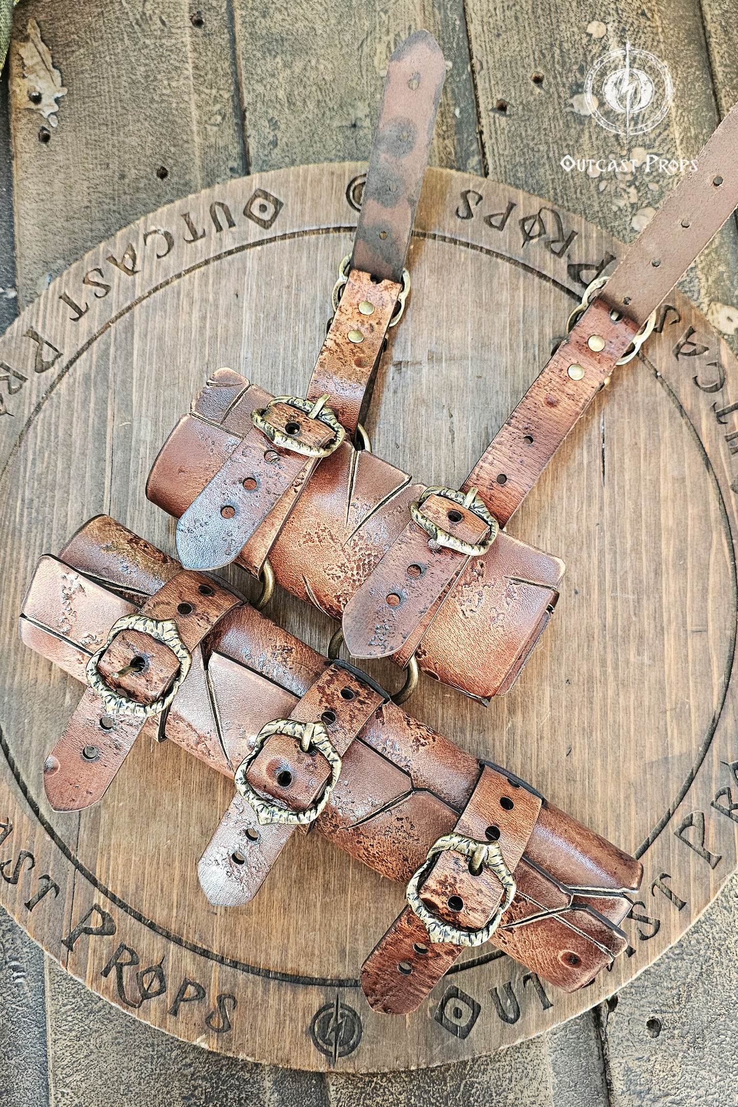 Barbarian Double Modular Belt Scabbard