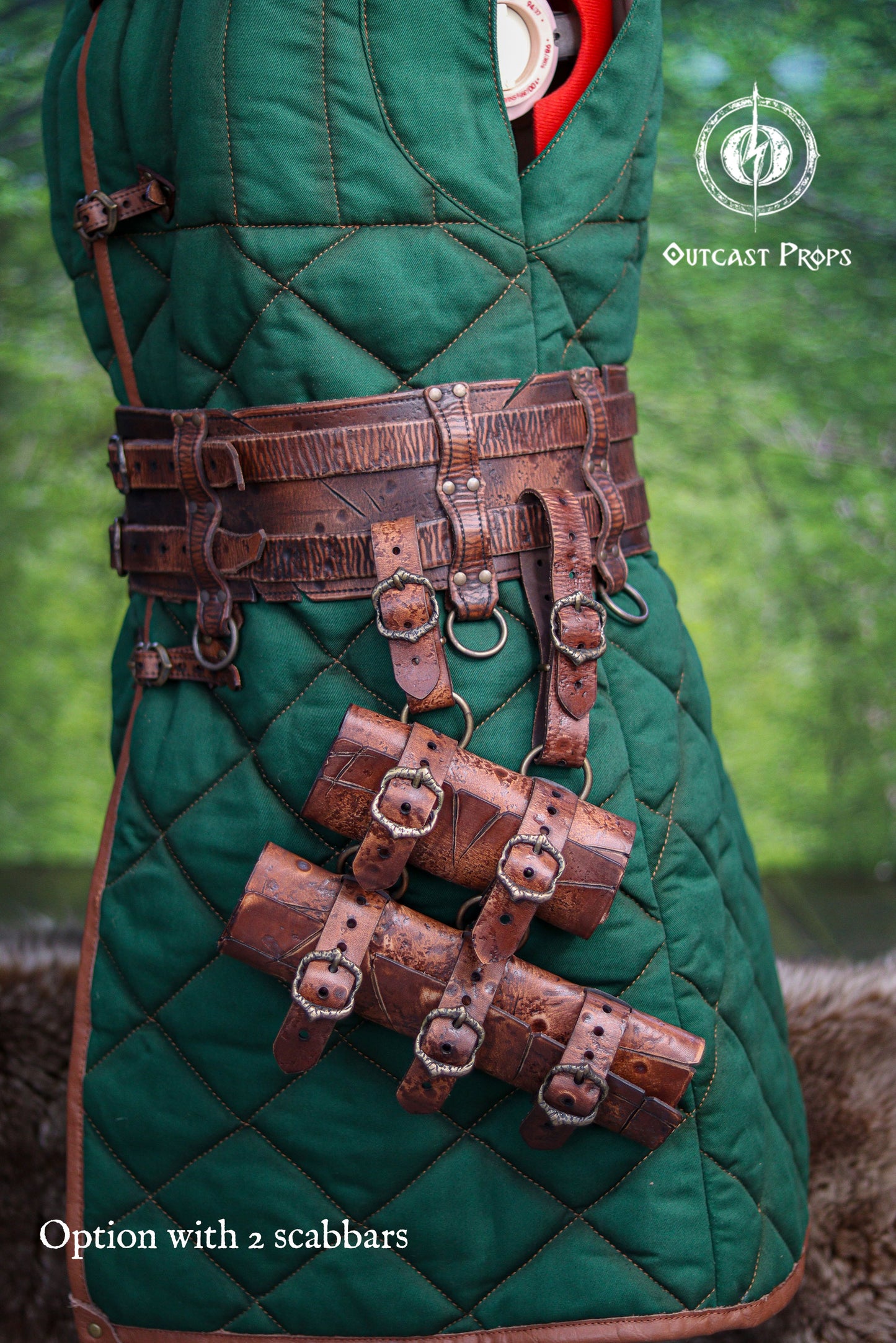 Barbarian Double Modular Belt Scabbard