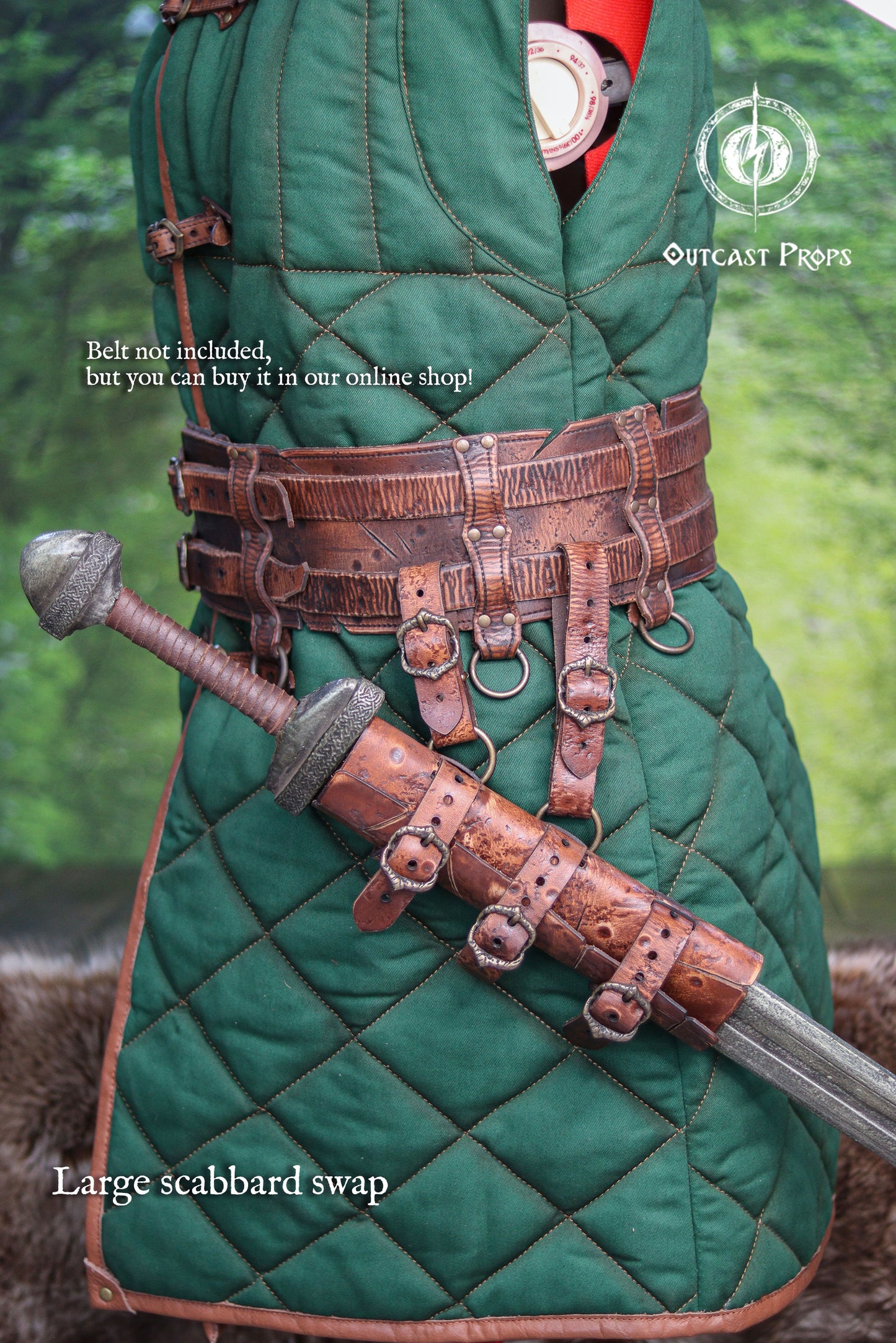 Barbarian Double Modular Belt Scabbard