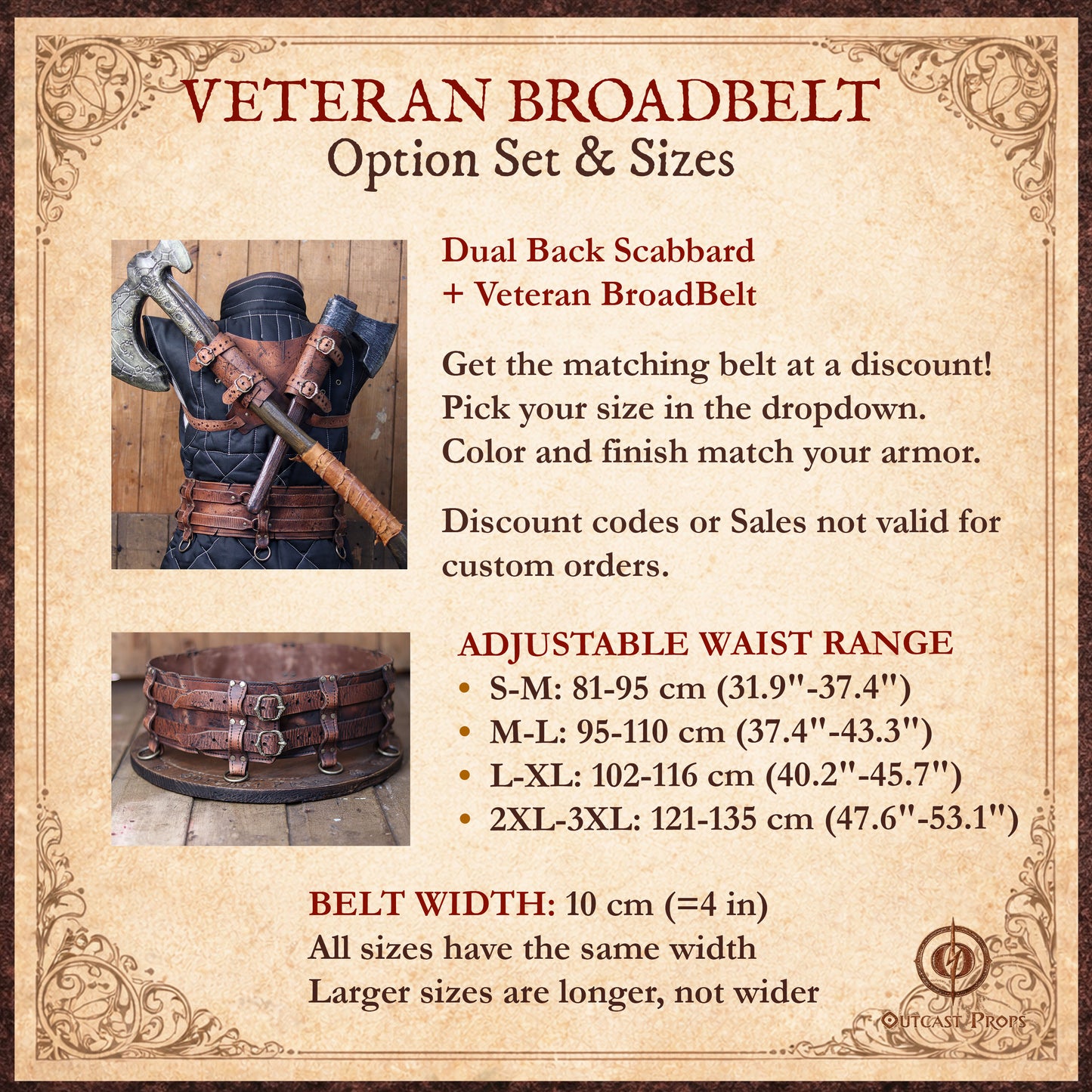 Barbarian Dual Sword Scabbard
