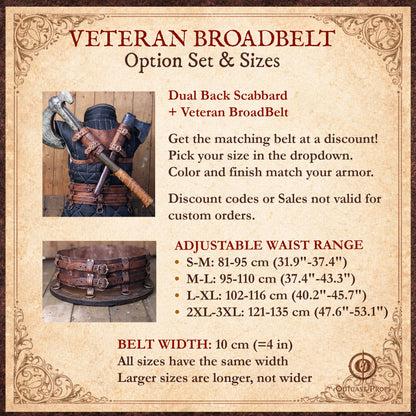 Barbarian Dual Sword Scabbard