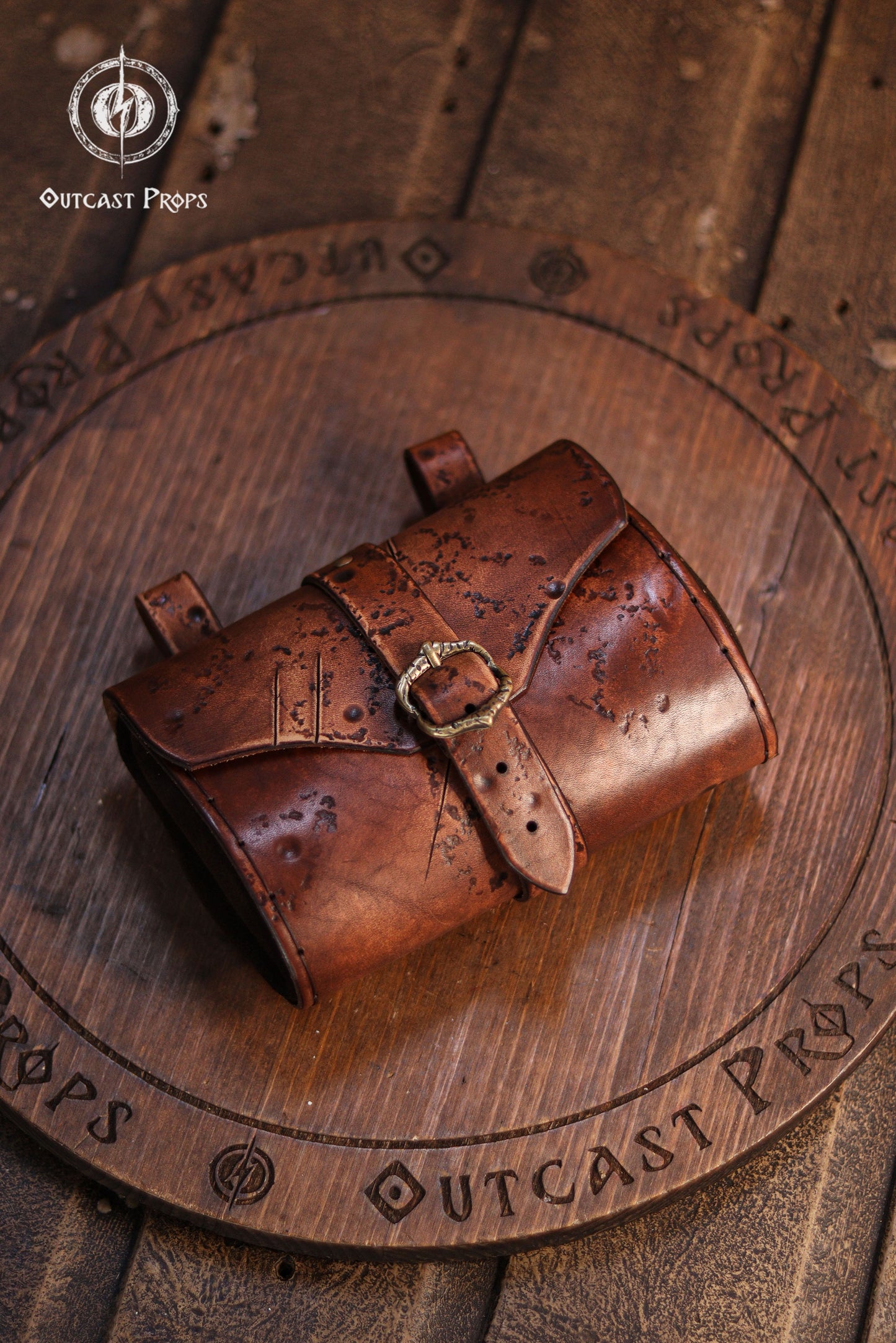 Barbarian Leather Belt Pouch