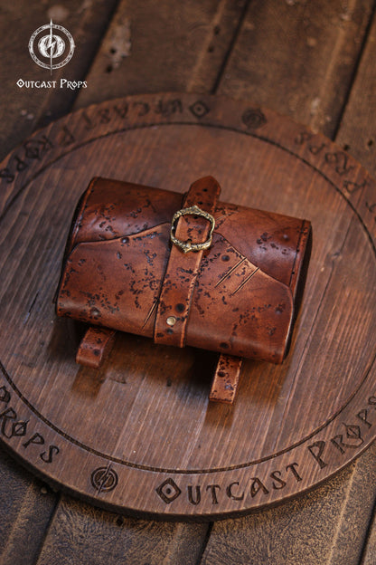 Barbarian Leather Belt Pouch