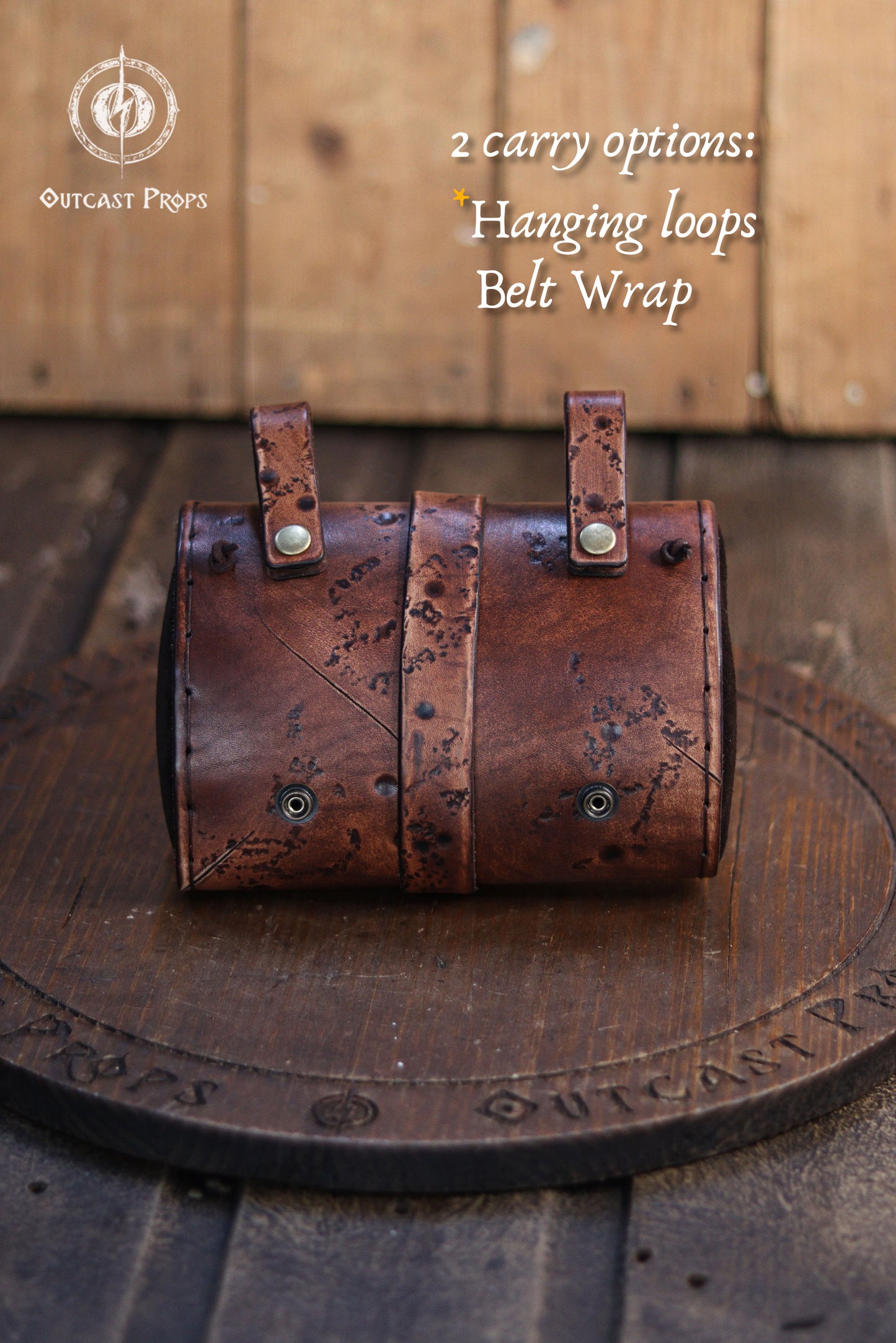 Barbarian Leather Belt Pouch