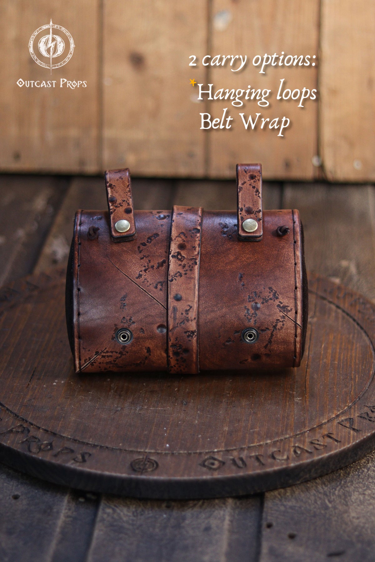 Barbarian Leather Belt Pouch