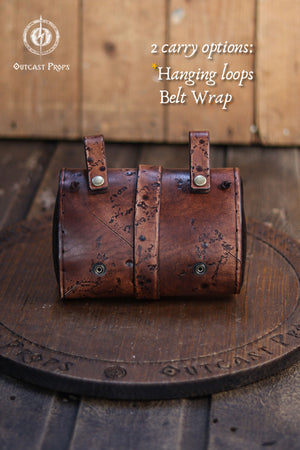 Barbarian Leather Belt Pouch