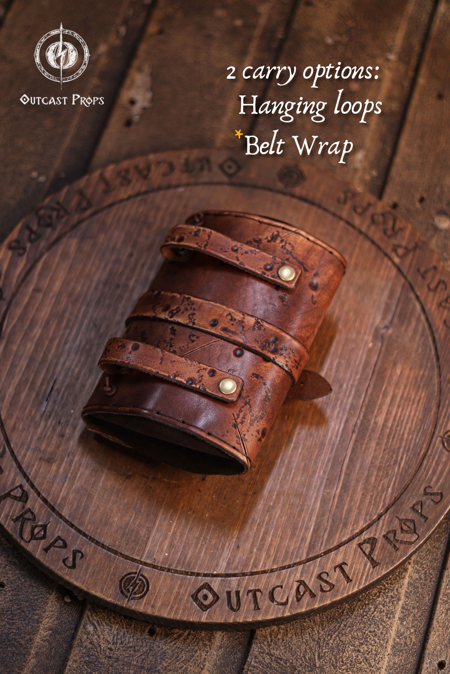 Barbarian Leather Belt Pouch