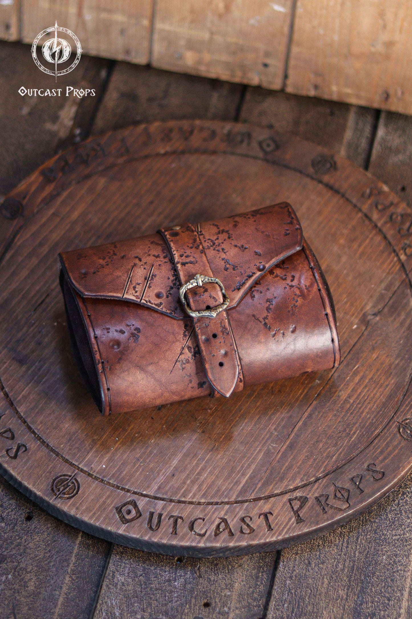 Barbarian Leather Belt Pouch