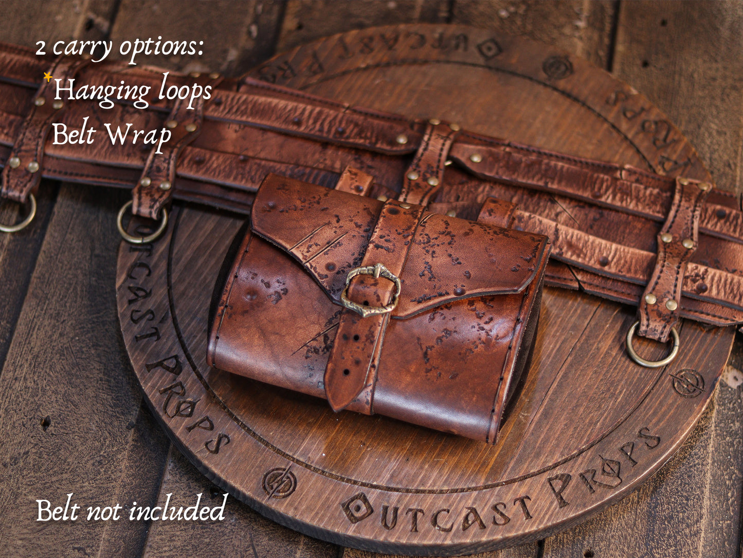 Barbarian Leather Belt Pouch