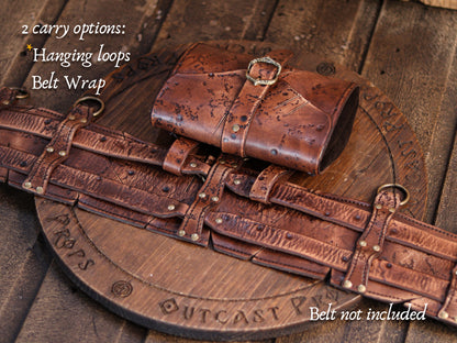 Barbarian Leather Belt Pouch