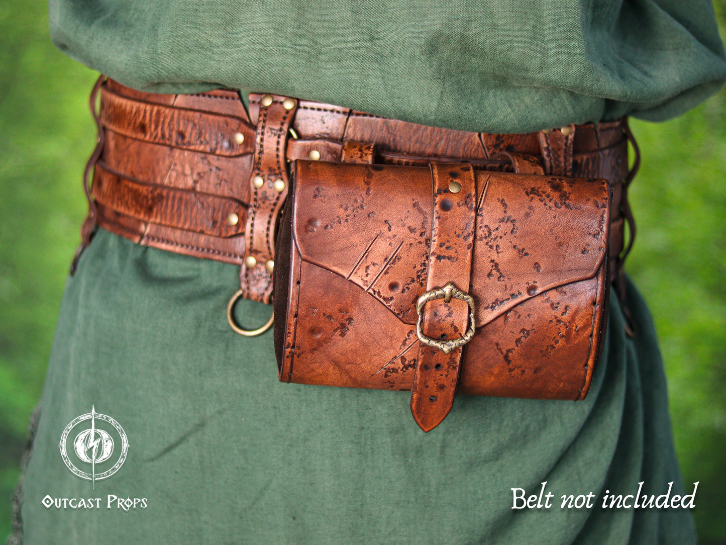 Barbarian Leather Belt Pouch