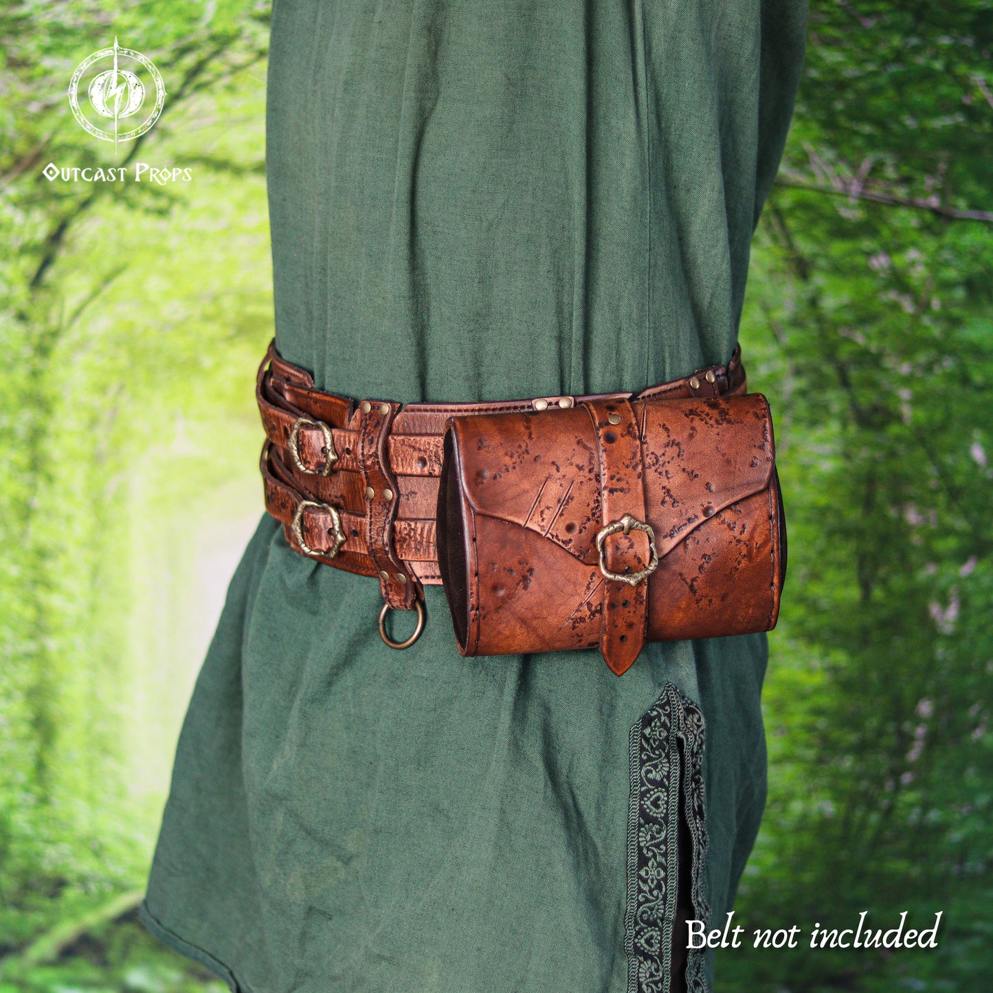 Barbarian Leather Belt Pouch