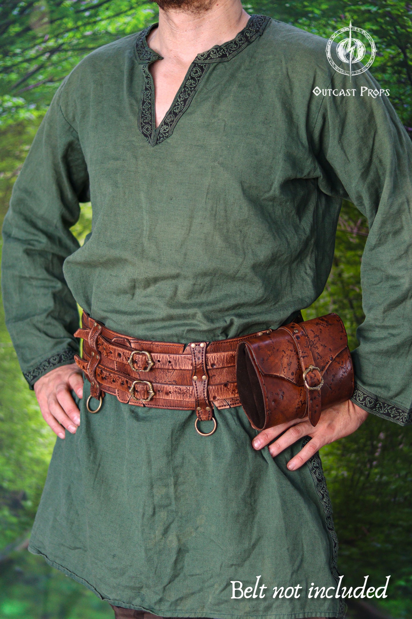 Barbarian Leather Belt Pouch