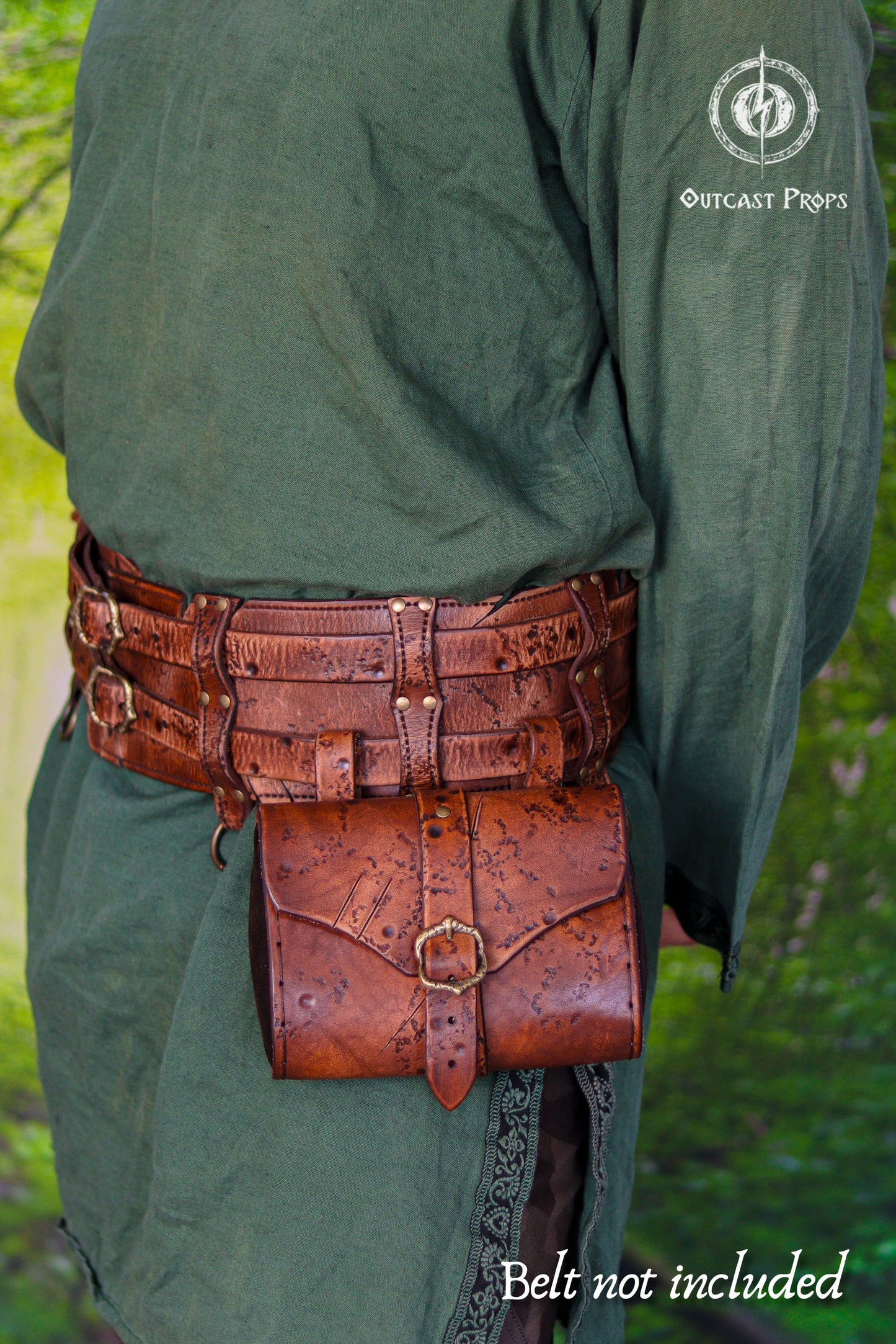 Barbarian Leather Belt Pouch