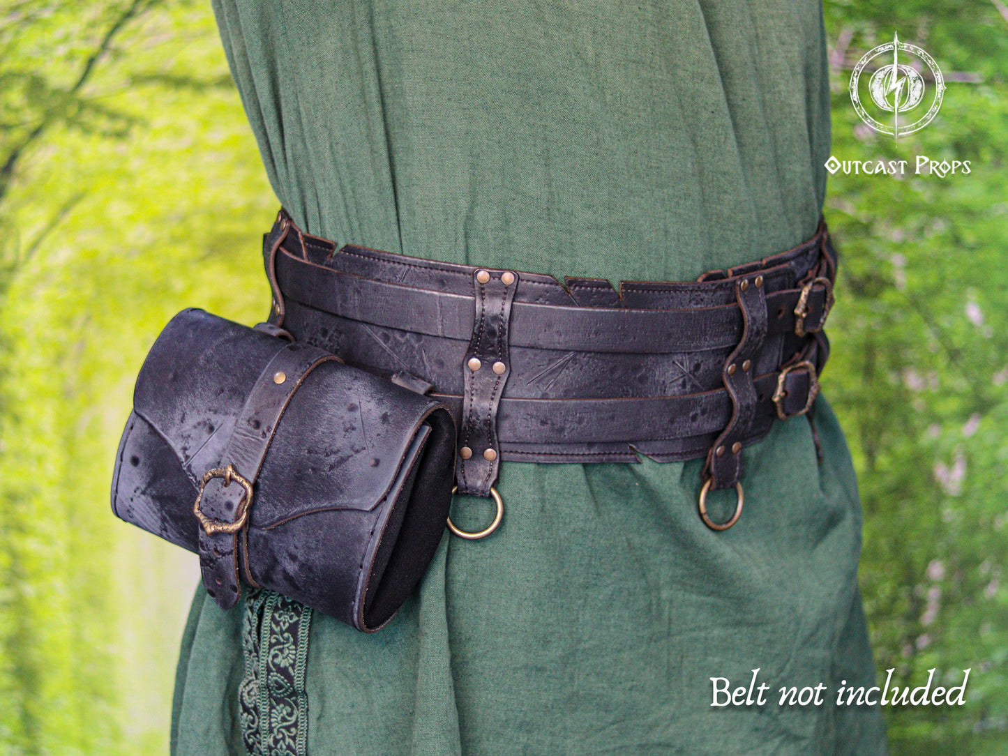 Barbarian Leather Belt Pouch