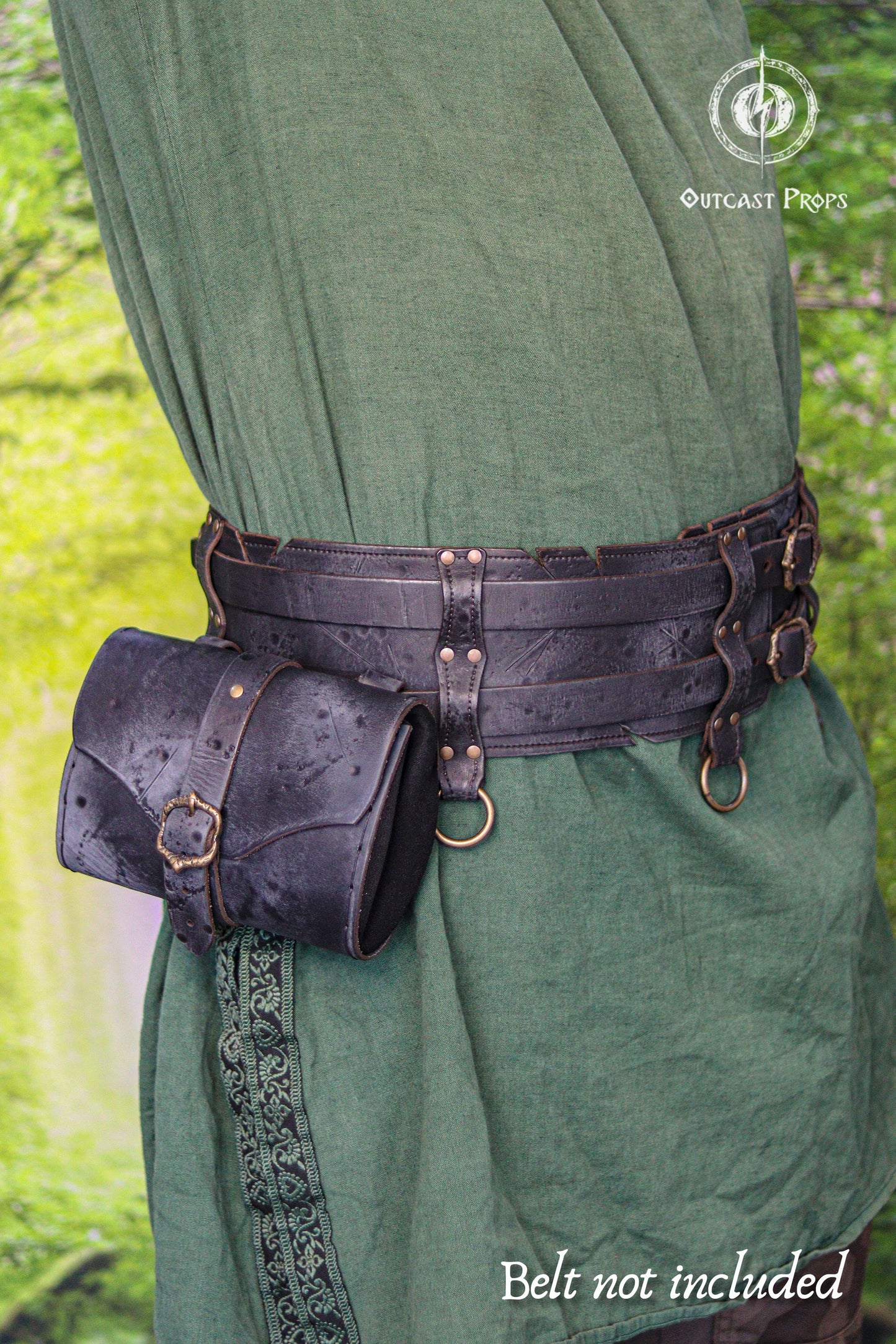 Barbarian Leather Belt Pouch