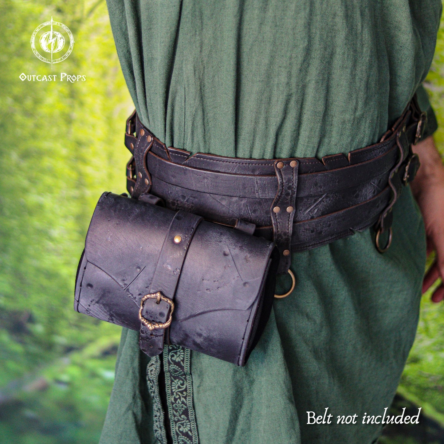 Barbarian Leather Belt Pouch