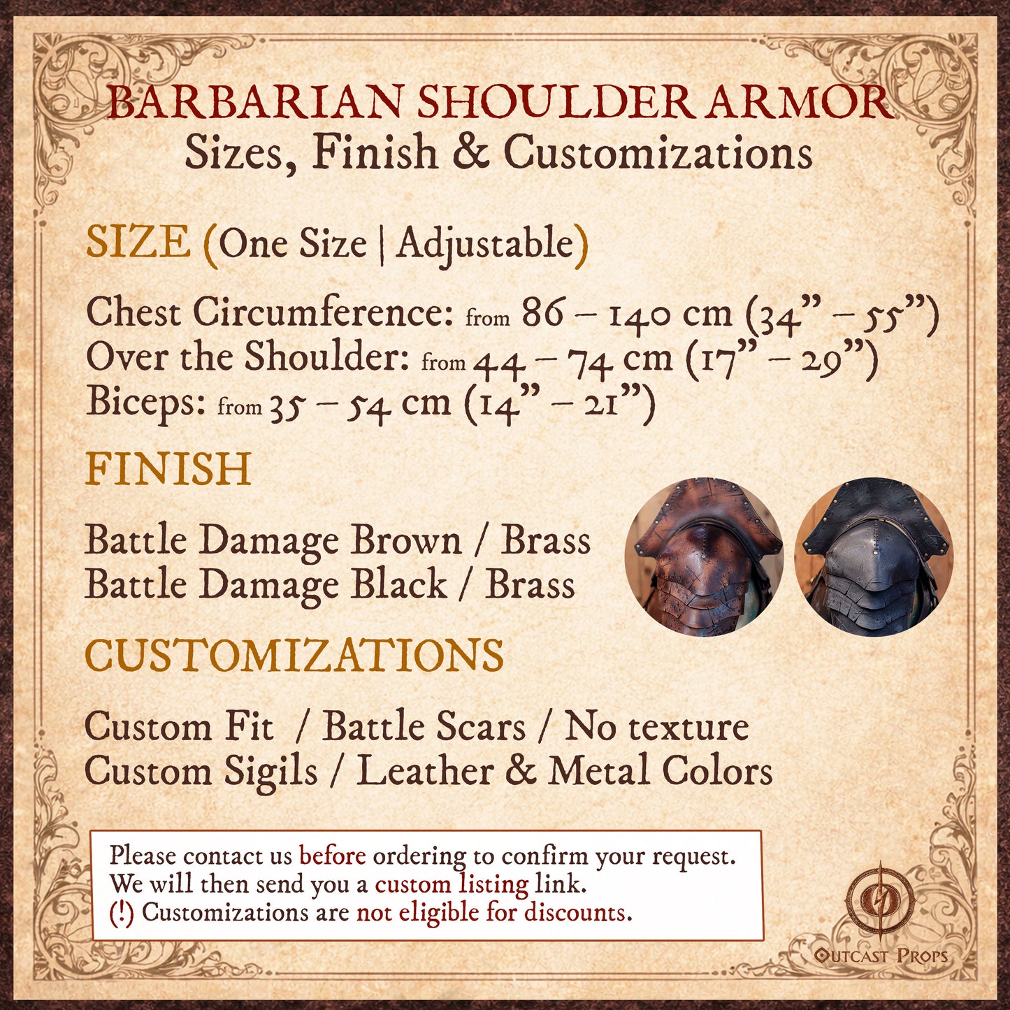 Barbarian Shoulder Armor