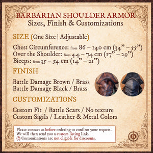 Barbarian Shoulder Armor