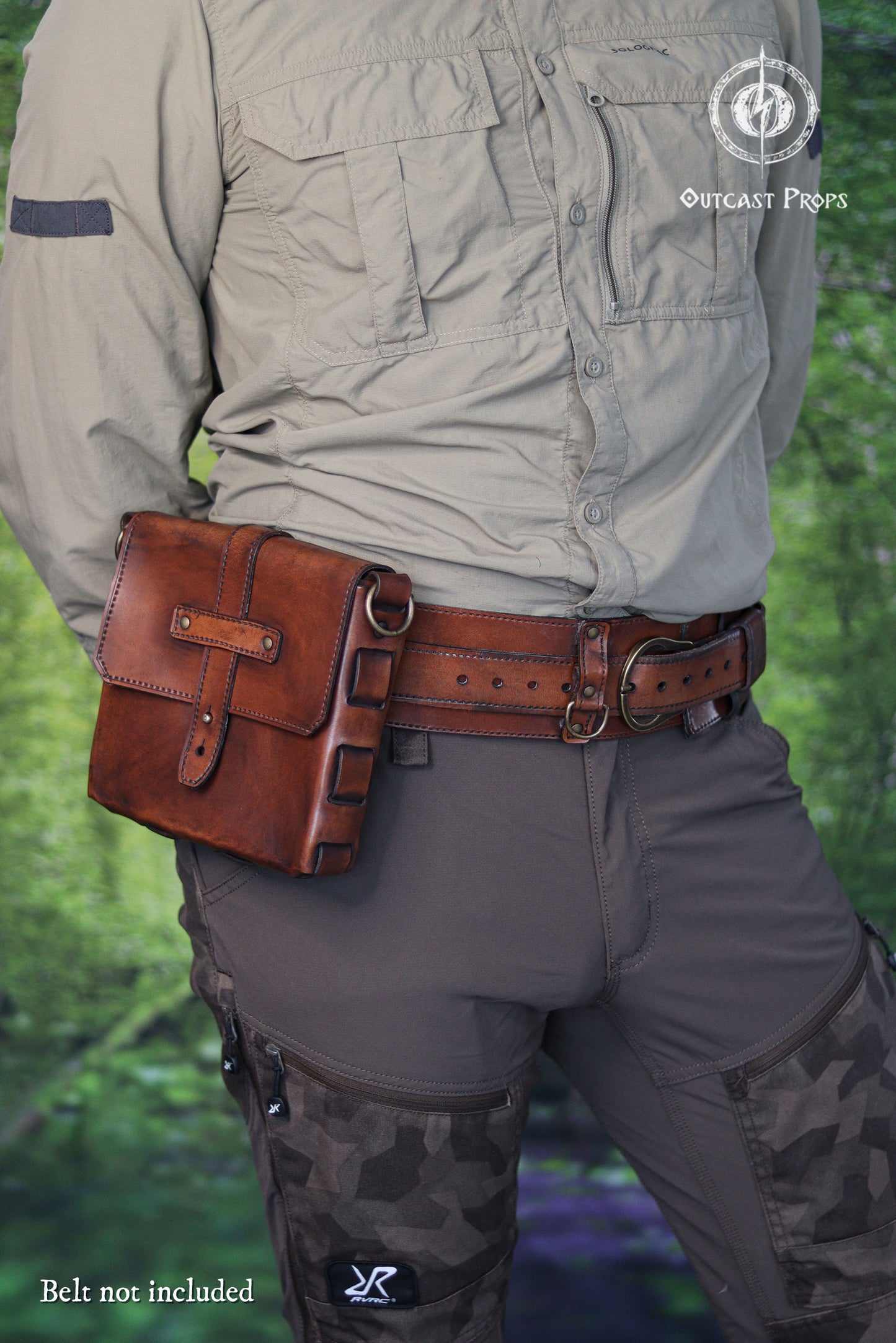 Bushcraft Leather Belt Pouch