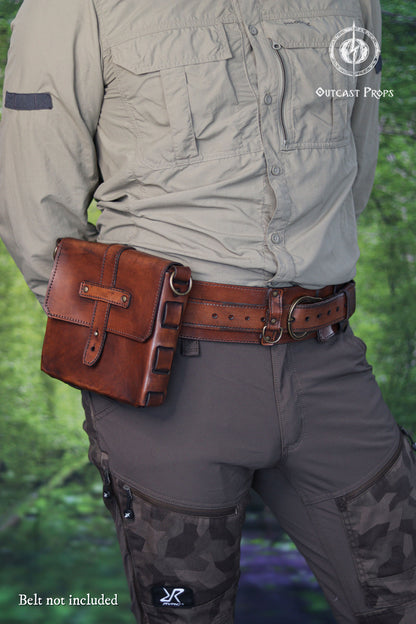 Bushcraft Leather Belt Pouch