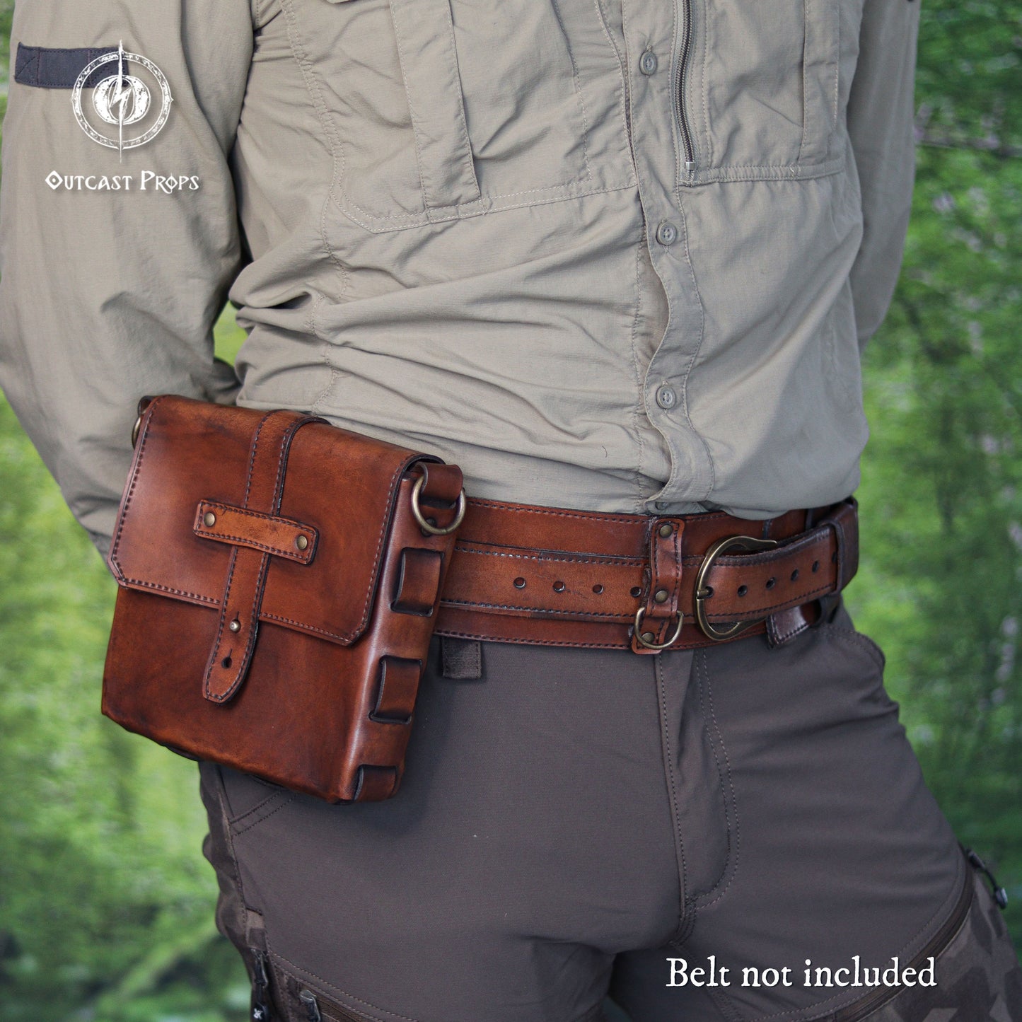 Bushcraft Leather Belt Pouch