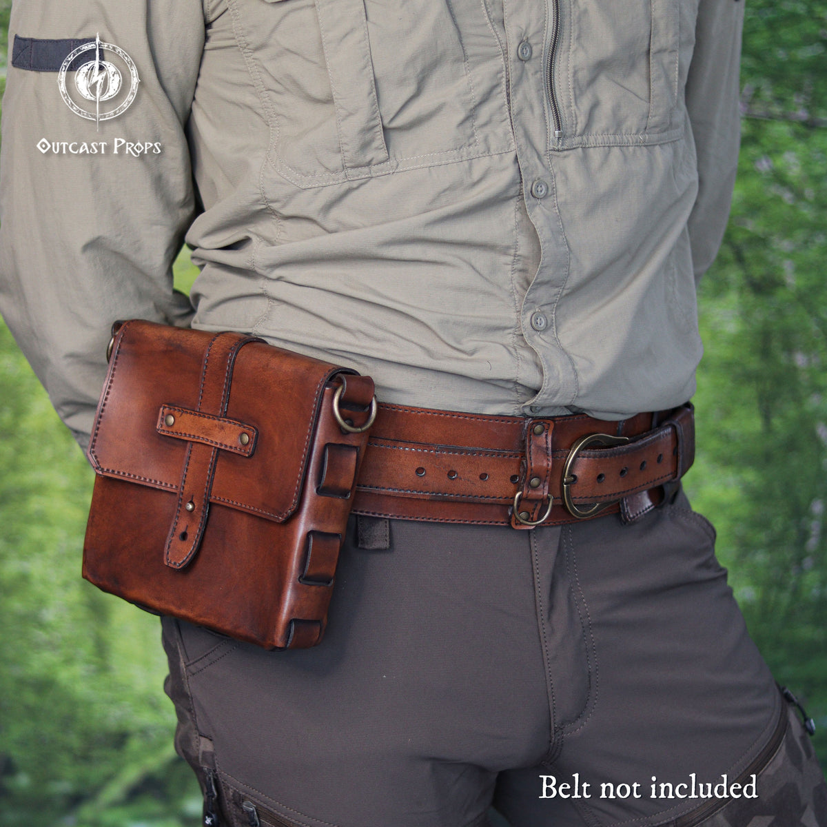 Bushcraft Leather Belt Pouch
