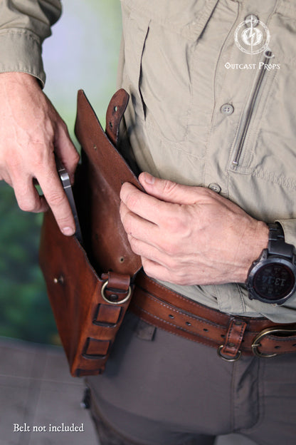 Bushcraft Leather Belt Pouch