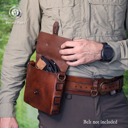 Bushcraft Leather Belt Pouch