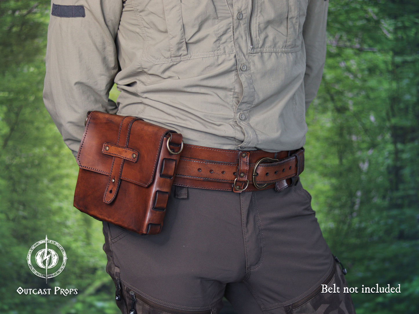 Bushcraft Leather Belt Pouch
