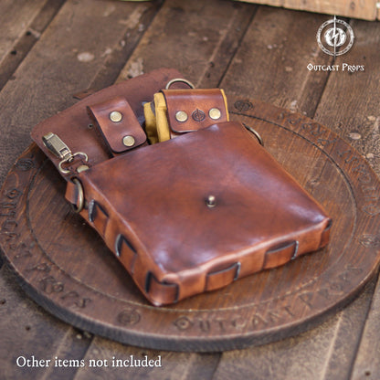 Bushcraft Leather Belt Pouch