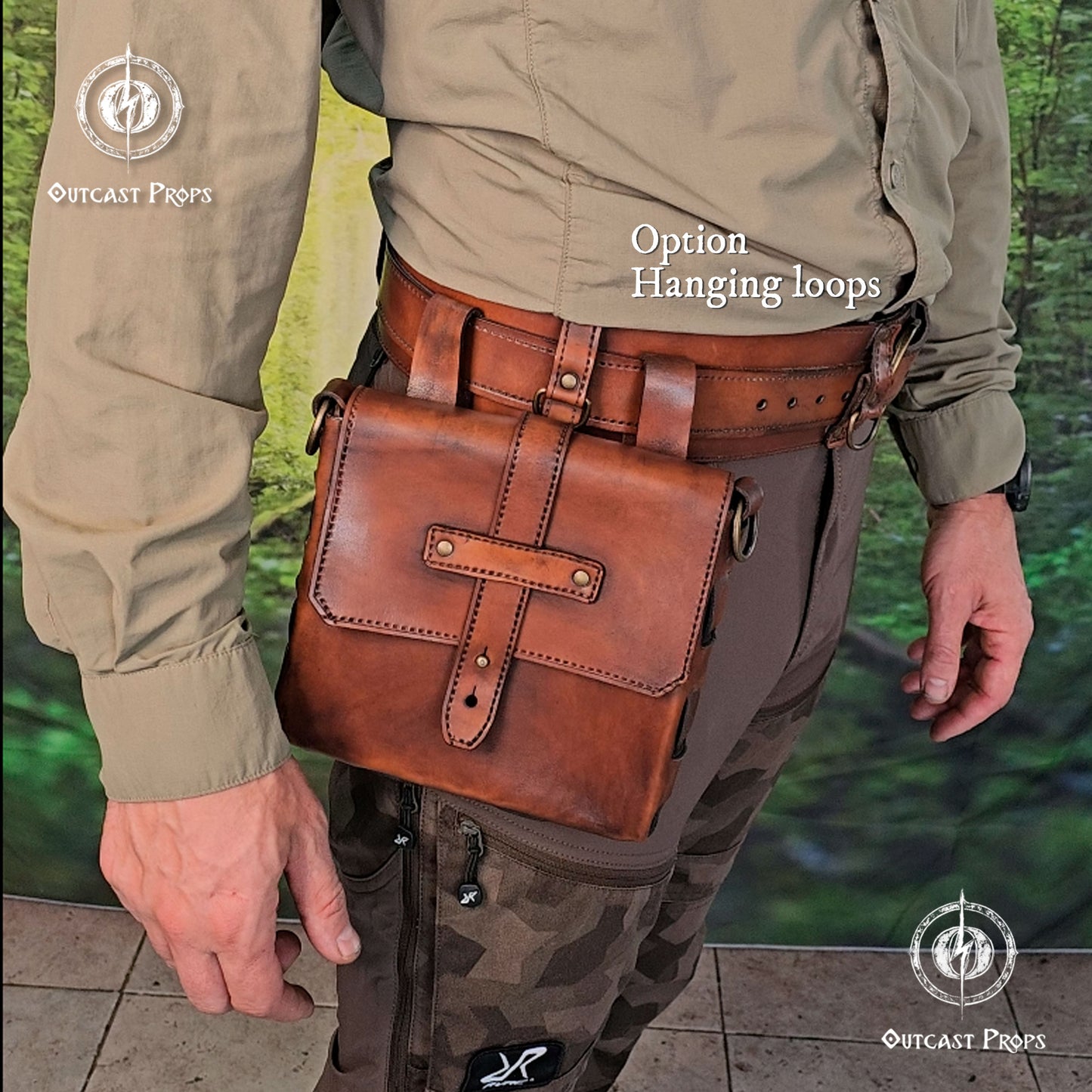 Bushcraft Leather Belt Pouch