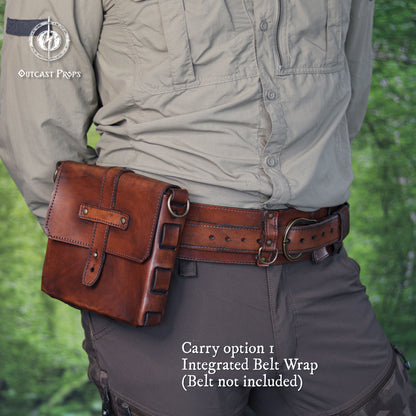 Bushcraft Leather Belt Pouch
