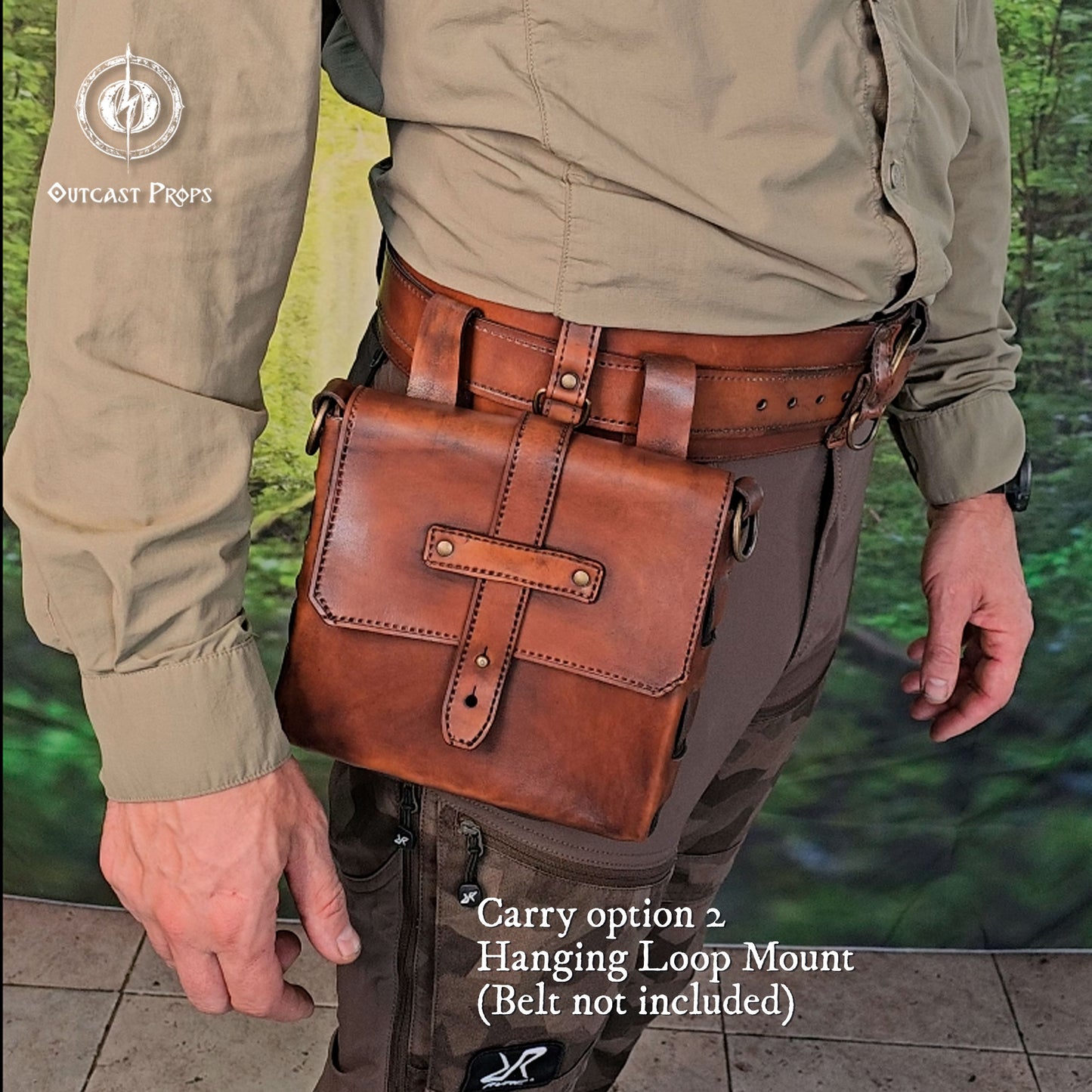 Bushcraft Leather Belt Pouch