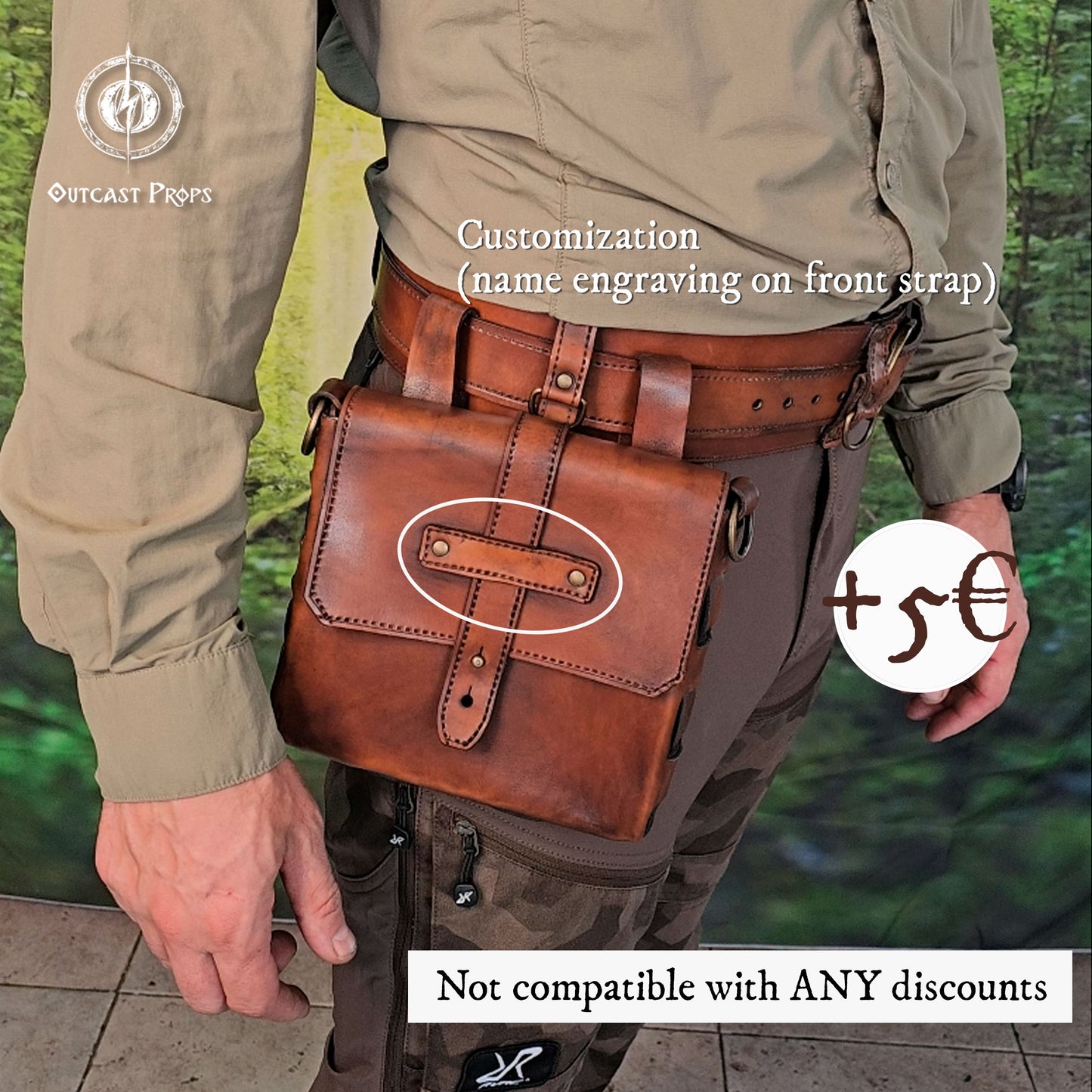 Bushcraft Leather Belt Pouch